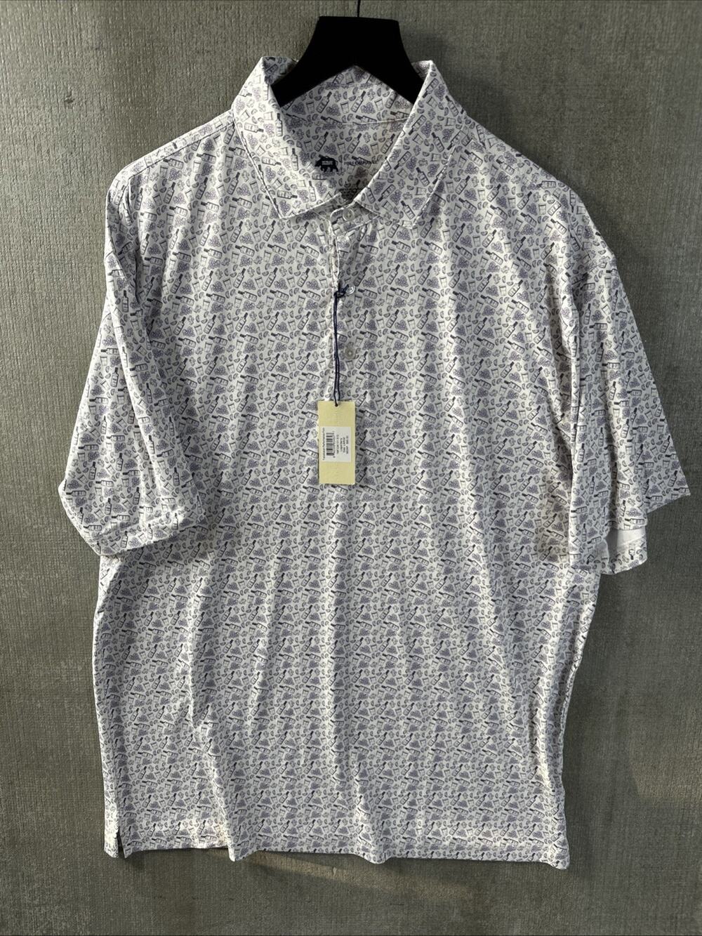 Onward Reserve Polo Xxl Transfusion Printed Performance Polo